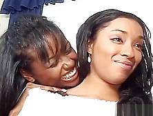 Two Black Lesbian Hoodrats Having Sex