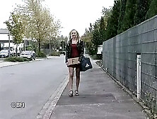 Couette Couette In Blonde Punished Hard From Her Punisher