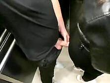 Dick Flash In Elevator Leads To Hot Blowjob And Creampie