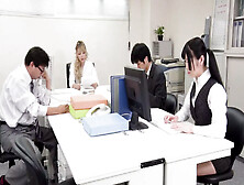 Luna & Nako Sudo :: Office Lovers ~Female Boss Who Trains New Female Employees~ - Caribbeancom