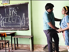 Indian School Youngster 18+ Quickie Sex in Empty Class