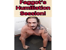 Faggot Davids Humiliation Session!