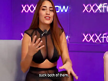 It Wasnt A Normal Interview Busty Ended Up Getting Fucked Hard - Pau Rojas, Paula Rojas And Josue Fit