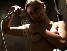 Cute Babe With Big Boobs Has A Shower