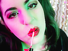 100 Layers Of Red Lipgloss Asmr Kisses