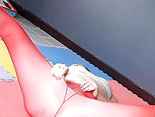 Nude yoga compilation.  A woman in panties practices yoga in the gym.  My Secret Diary.  s1