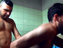 Adonis & Andy In Dudes In Public 63: Abandoned Bathroom - Mennetwork