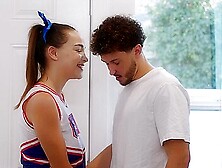 Busty Cheerleader Risa May Gets Her Way - Risa May