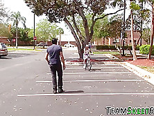 Tiny teen takes schlong (18+)