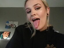 long tongue drool porn