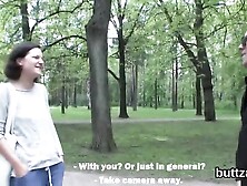 Stunning slim kitten gets her spread pussy and tiny anal hole banged