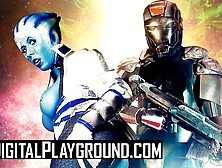 DigitalPlayground - Erik Follows Rachel Starr And Starts Kissing Her From The Back & Turns Her On