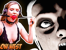 Gamergirl gets Orgasm Denial with a Big Dildo,  Ball Gag & Vibrator on KinkEsports