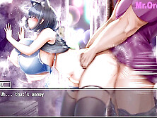 Nei-chan getting down in the back alley with Mr.  Orc