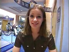 Slutty car show girl and the juicy tshirt girls