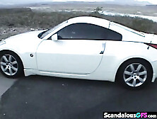 Attractive Lovers Oral Sex in Public Toilet closeup view