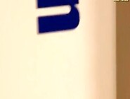 Beautiful blonde giving a blowjob at the gym