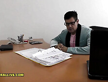 Small college cheerleader Elle Rose seduces teacher