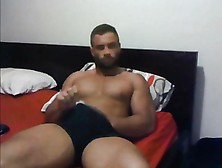 Str8 Muscle Daddy Jerks And Cums