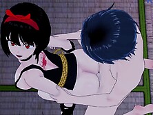 Sakasagami no Yura and I have intense sex in a Japanese-style room.  - Inuyasha Hentai