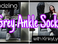 Showing off my socks - Cute ankle socks!