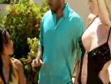 Cold Pool for 3 Hot Girls