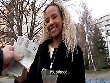 POV black smalltits teen4cash enjoys sex after casting