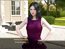 Punishing maid Julia in a teasing business style