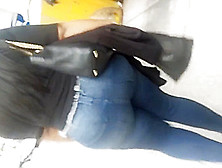 Jean Big Booty Latina At Downtown. mp4