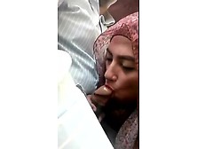 Horny Hijab Teen Sucking Uncle's Cock In Car Pov