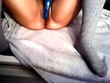 Nadia gets comfy and plays with herself on webcam - Cookie Lashes