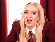 18-year-old British college girl Teasing and flashing JOI