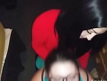 Lesbian couple gets very wild