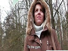 Sasha Zima shows her small tits and perky round ass