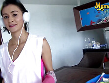 Very Hot Colombian Maid Gets Oiled And Fucked Hard At Work