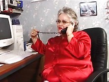 Big Beautiful Woman granny sucks and bonks in nylons