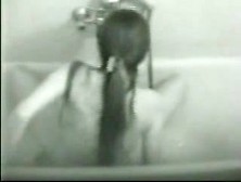 Spying My Girlfriend Rubbing Pussy In Bath Tube