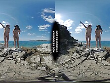 Matty And Josie Kayaking On Vacation Hiking Nude On Abandoned Island