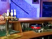 Hot Barmaid Plays Naughty Games With Her Customers In A Steamy Threesome!