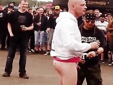 Guy Naked At Festival