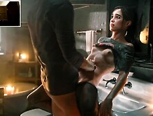 18-year-old Ellie from “Last of Us” lets a stranger cum on her in the restroom