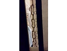 Spying my young daughter in the shower