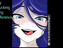 Elf woman swallows meat ASMR (wang choking,  moaning,  blowing,  roleplay)