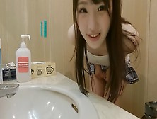 Attractive Asian Idol⑤Exposed Sex In Ordinary Cafe.  I Put Toys In Her And Made Her Give Me A Oral Sex.