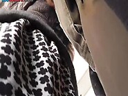 Amateur Public Upskirt Video With Brunette In Pantyhose