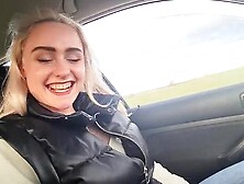 German Blonde Hitchhiker Teen Seduce To Fuck In Car By Stranger(1080P). Mp4