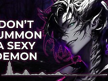 Don't Summon A Alluring Demon! | Male Moans | Deep Voice | Audio Erotica | Bf Audio | M4F