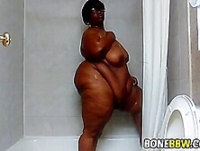 Big Ass Black Bbw Takes A Shower