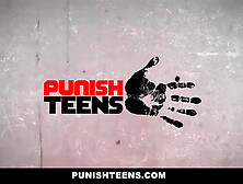 Punishteens - Sneaky Teen 18+ Fucked And By Neighbor