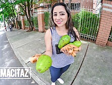 Attractive Hispanic Fruit Vendor Picked Up For Sex With Casting Agent - Mamacitaz